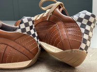 Men's Racing Sneaker in Cognac (Brown and Sand)