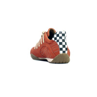 Men's Racing Sneaker in Vintage Orange (Orange and Sand)