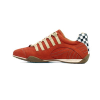 Men's Racing Sneaker in Vintage Orange (Orange and Sand)