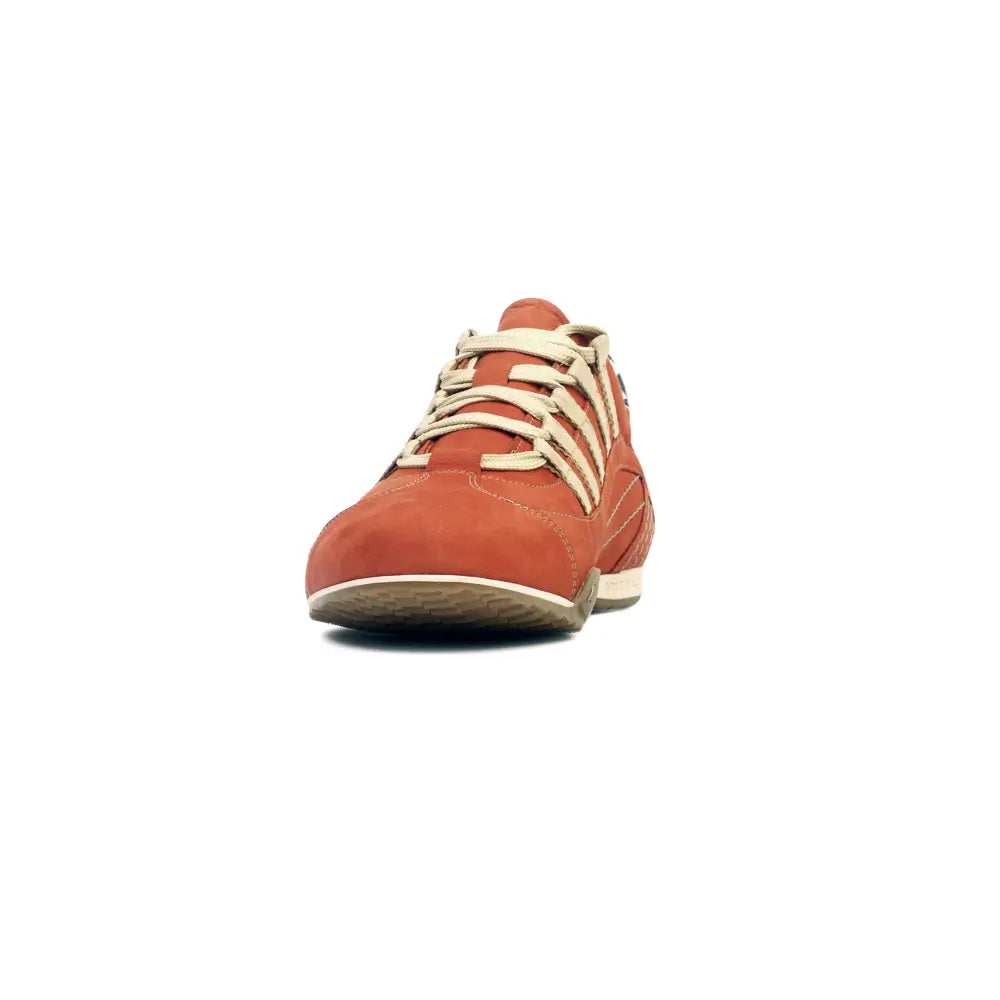 Men's Racing Sneaker in Vintage Orange (Orange and Sand)