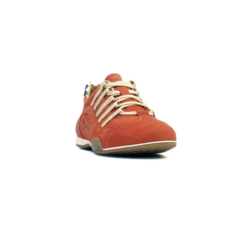 Men's Racing Sneaker in Vintage Orange (Orange and Sand)