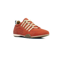 Men's Racing Sneaker in Vintage Orange (Orange and Sand)