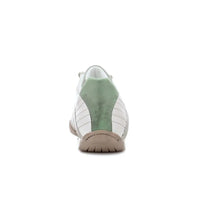 Men's GrandPrix Sneaker in Torino (Soft White, Taupe, and Green)