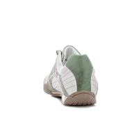 Men's GrandPrix Sneaker in Torino (Soft White, Taupe, and Green)