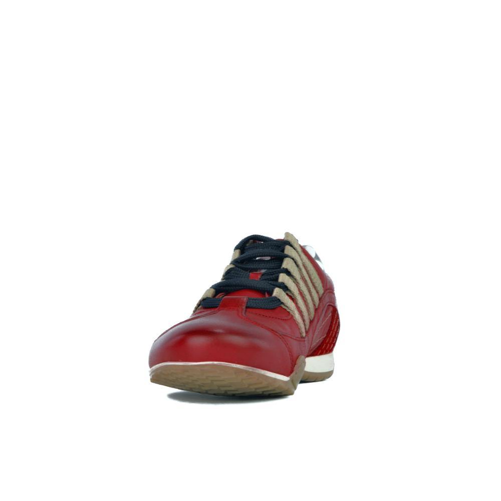 Women's Racing Sneaker in Corsa Rosso (Red and Sand) - GrandPrix Originals USA