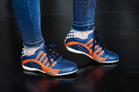 Women's Racing Sneaker in Indigo Orange (Navy and Orange) - GrandPrix Originals USA