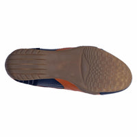 Women's Racing Sneaker in Indigo Orange (Navy and Orange) - GrandPrix Originals USA