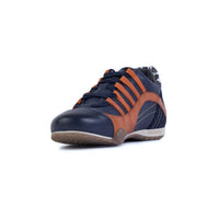 Women's Racing Sneaker in Indigo Orange (Navy and Orange) - GrandPrix Originals USA