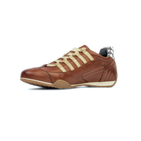 Women's Racing Sneaker in Cognac (Brown and Sand)