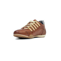 Women's Racing Sneaker in Cognac (Brown and Sand)