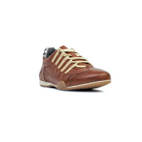 Women's Racing Sneaker in Cognac (Brown and Sand)